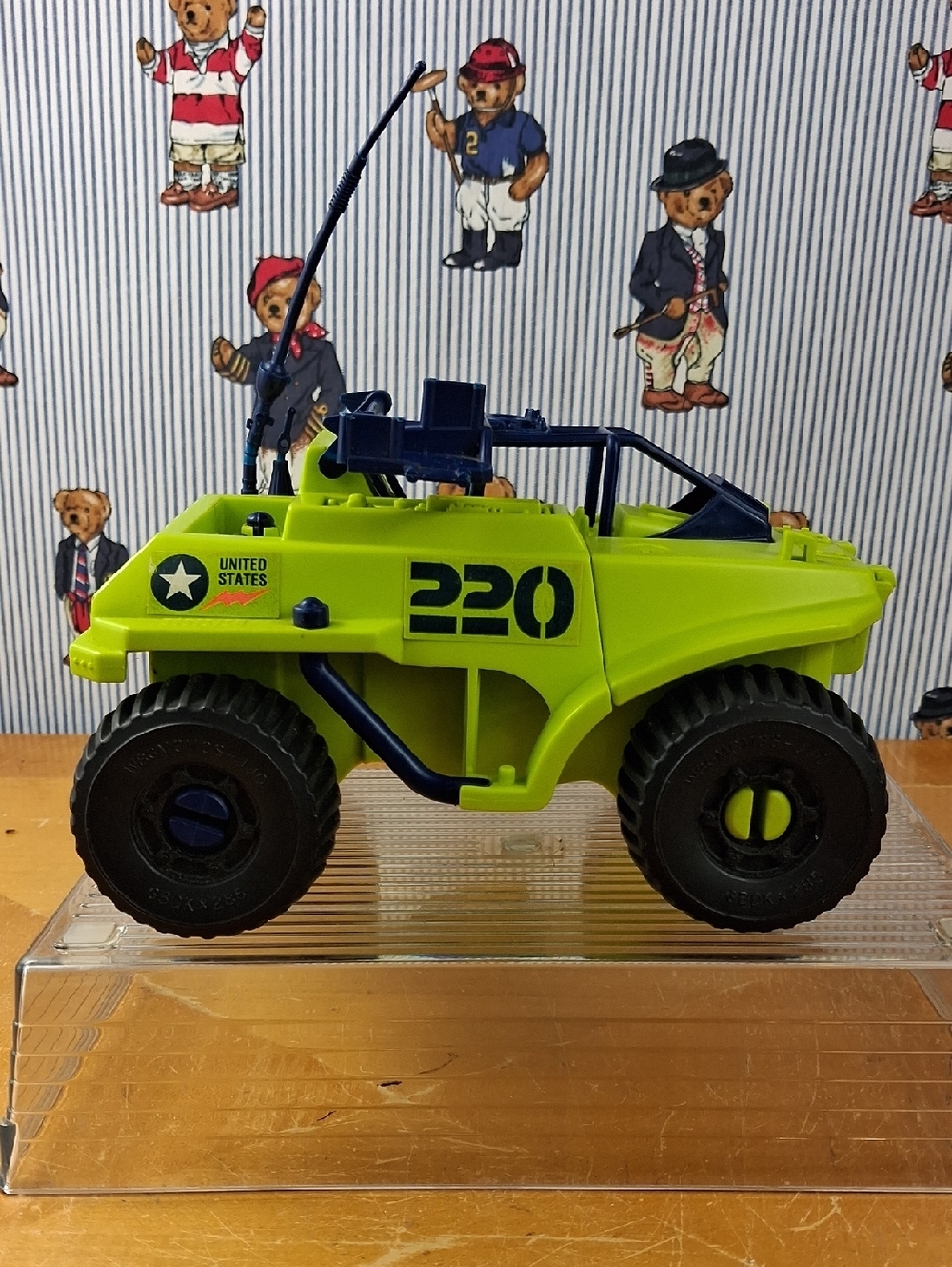 Vintage 1990 Hasbro GI.JOE Badger 220 Turbo Jeep Action Vehicle Toy Incomplete